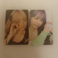 lesserafim ウンチェ　ラキドロ　easy トレカ