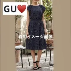 GU♥️ドット柄ワンピース Sサイズ