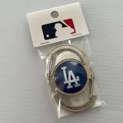 MLB LA ドジャース チームロゴ ダブルカラビナ カラビナ キーホルダーのサムネイル