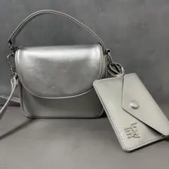 LOWRYSFARM シルバー ショルダーバッグ