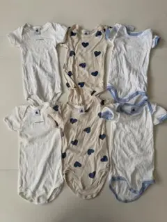 PETIT BATEAU ベビー肌着 6点セット