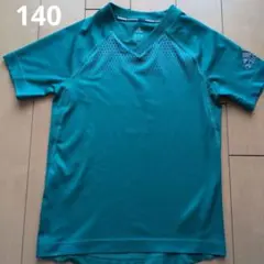 adidas ランニング Tシャツ 140cm ターコイズ