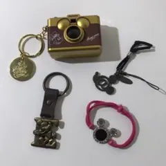 ディズニー ミッキーマウス グッズ キーホルダー アクセサリー 4点セット