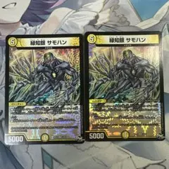 【翌日発送】緑知銀サモハン　2枚