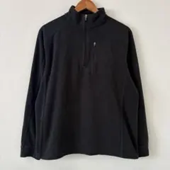 L.L.Bean フリース プルオーバー M 黒 ブラック アウトドア 防寒