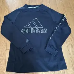 adidas トレーナー 160cm 黒 アディダス　裏起毛
