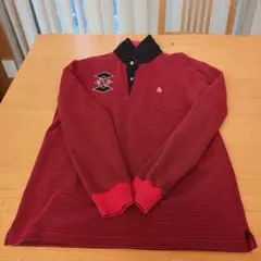 Munsingwear ポロシャツ L 　　赤/黒