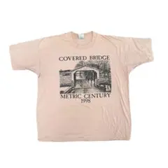 【着画あり】90s print t-shirt pink