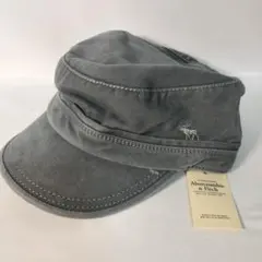 未使用★Abercrombie & Fitch アバクロ ワークキャップ グレーのサムネイル