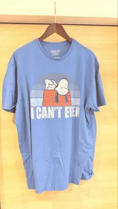 PEANUTS スヌーピー Tシャツ ブルー XL