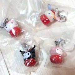 サンリオキャラクターズ　いちごめじるしアクセサリー　4点セット
