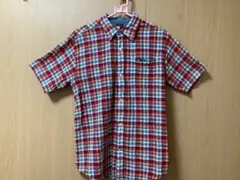 Tommy Jeans 半袖シャツ Lサイズ レッド チェック