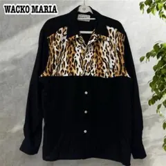 WACKO MARIA TWO-TONE 50'S SHIRTレオパード　M