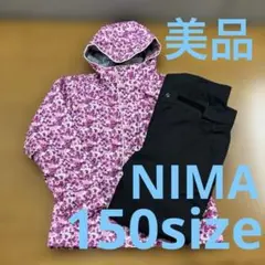 美品　nima スノーボード ウェア 150　スキーウェア　ニマ　花柄