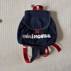 【mikiHOUSE】デニム風バックパック