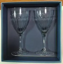 ウェッジウッド　クリスタルワイングラス 2個セット