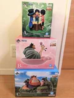 一番くじ ワンピース ドラマティックメモリーズ A賞 B賞 C賞　セット