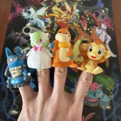 ポケットモンスター　指人形(フィギュア)セット