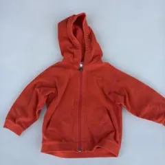Patagonia フリースパーカー 12M オレンジ