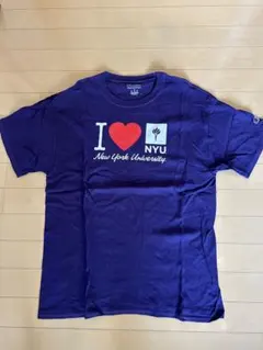 Champion New York University Tシャツ 紫 メンズM