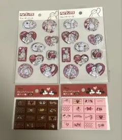 ディズニー　ミッキー　ミニー板チョコ風　ブロックデコシール　ベイマックス