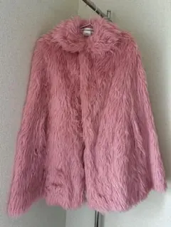 COMME des GARCONS GIRL ファーコート 白 - メルカリ