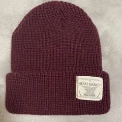 ほぼ新品✨️ HEARTmarket ニット帽 ボルドー