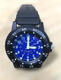 SEIKO ALBA クォーツ ミリタリー 10BAR ラバーベルト　腕時計