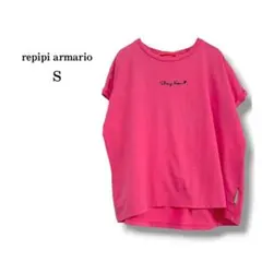 【repipi armario】レピピアルマリオ　オーバーサイズTシャツ　ピンクのサムネイル