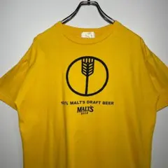 MALT'S　モルツ　Tシャツ　サイズL　BEER　ビール　デカロゴ　希少　古着