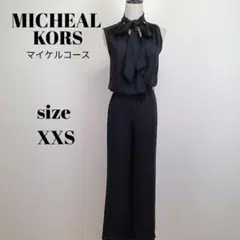 【a1818】MICHEAL KORS ボウタイ オールインワン XXS 薄手