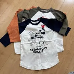ベルメゾン　ディズニー 7分袖Tシャツ 3枚セット 120㎝