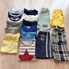 夏服 まとめ売り 100 110 Tシャツ 短パン16点 保育園