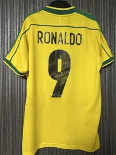 【Authentic】Ronaldo 9番 ゲームシャツ フランスW杯