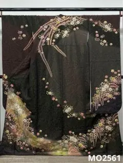 振袖 豪華 桐屋 翠山工房 金通し 金彩 絞り加工 身丈166cm MO2561のサムネイル