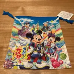 ミッキー＆ミニー＆ドナルド＆デイジー　巾着　ディズニー　夏祭り　2017年