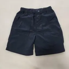 ユニクロ　ブラック ハーフパンツ 120cm