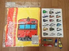 鉄道グッズ 6点　Lサイズ 京都鉄道博物館 タオル巾着　下敷き　キーホルダー