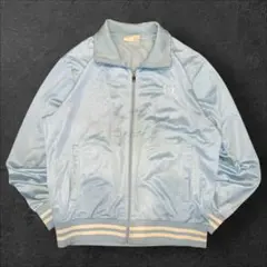 セルジオタッキーニ　トラックジャケット　ライトブルー　水色　古着　ジャージ