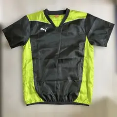 PUMA サッカー ピステ 半袖 チャコール×ライムのサムネイル