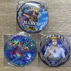 マルコ 輩缶バッジ ワノ国 WORLD SHINE 麦わらストア ワンピース