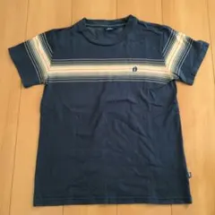 HANG TEN 半袖Tシャツ ネイビー ボーダー Mサイズのサムネイル