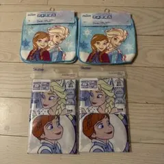 【新品未使用】4点セット アナと雪の女王 タオル＋ランチクロス