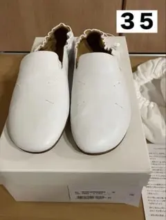 Maison Margiela 箱付未使用 kikiレザースリッポンホワイト35のサムネイル