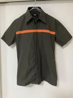 【TORNADO MART】 line S/S 半袖シャツ　ジップアップ　Ｌのサムネイル