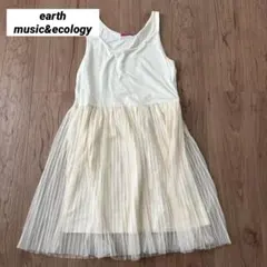 earth music&ecology チュール　トップス　 ノースリーブ