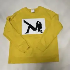 【希少】CALVIN KLEIN JEANS イエロー　トレーナー L