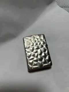 Zippo ライター 本体 ピラミッドカット シルバー - メルカリ