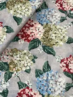 24ෆ˚*【2ヤード】綺麗な紫陽花柄-ナイロン生地
