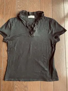GERARD DAREL レース襟 半袖Tシャツ ブラックのサムネイル